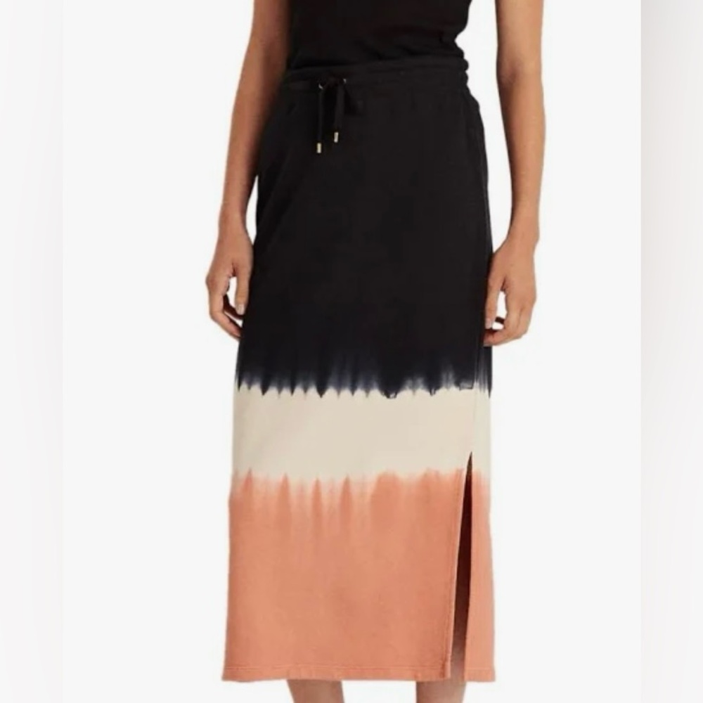 Ralph Lauren Womens TieDye Midi Skirt